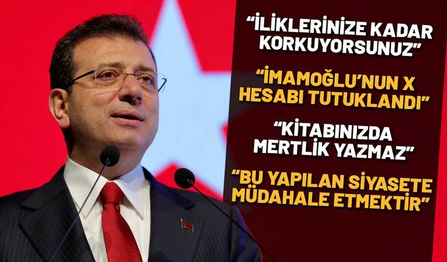 İmamoğlu'na yönelik erişim engeline tepki yağıyor!