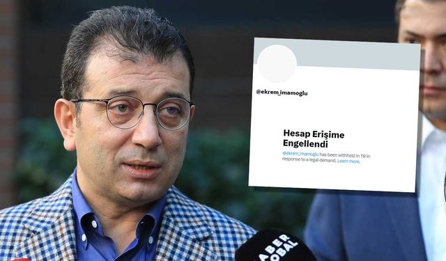 Önce mitinge sonra İmamoğlu’nun X hesabına karartma