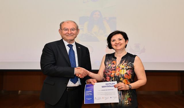 “Kadınlar Dijitalde Parlıyor” projesi kapsamında sertifika sevinci