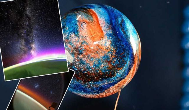 70 yaşında uzaya giden astronotun çektiği fotoğraflar hayrete düşürdü