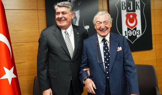 Rahmi Koç'tan Beşiktaş'a sürpriz ziyaret