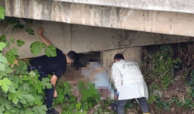 Bursa'da dere kenarında ceset bulundu