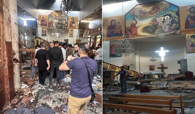 Mar Elias Kilisesi'nde patlama! Çok sayıda ölü ve yaralı var