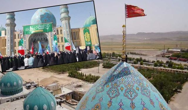 İran'da halk, İsrail'i lanetlemek için Kum'daki Cemkeran Camii'ne akın etti
