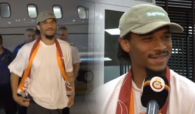 Galatasaray'ın yeni transferi Leroy Sane İstanbul'da