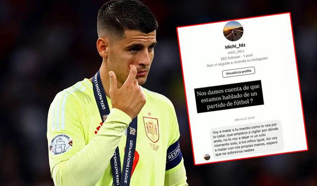 Galatasaray'ın yıldızı Morata'ya ölüm tehdidi