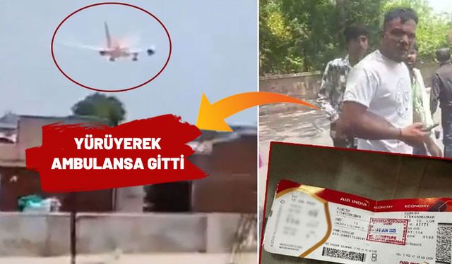 Hindistan’da düşen uçaktan sağ kurtuldu! İşte hayat kurtaran koltuk