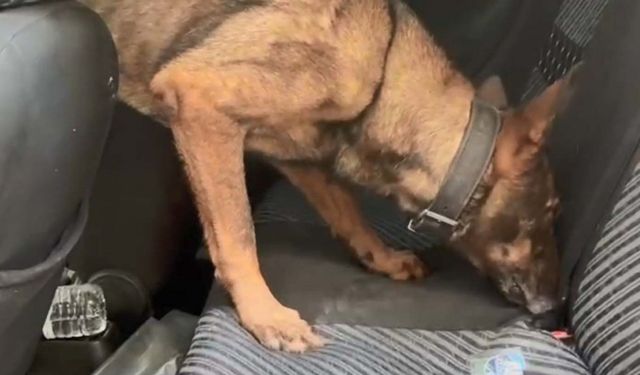 Polisin durdurduğu araçtan 1 kilo kokain çıktı