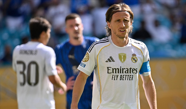 Modric'ten Real Madrid'e silik veda! Son maçında hezimete uğradı