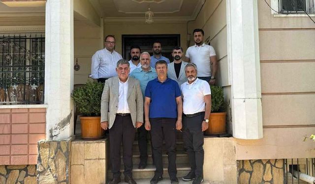 Baro başkanlarından Abdurrahman Tutdere'ye dayanışma ziyareti