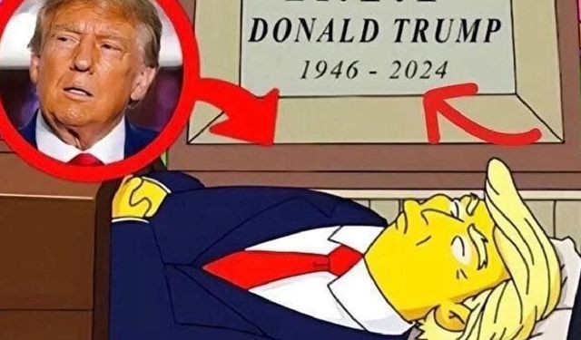 Simpsonlar’dan yeni ‘kehanet’ krizi! Trump'ın ölüm sahnesi gündem oldu