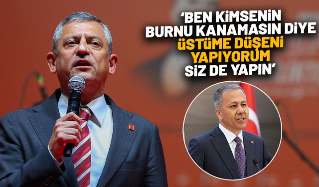 Özel'den Yerlikaya'ya yanıt: Evimizi ablukaya almak haneye tecavüzdür