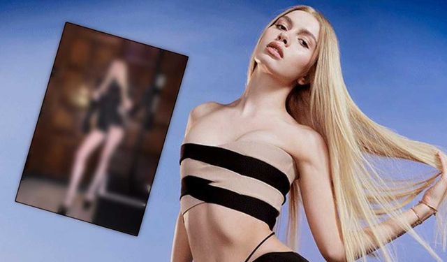 Aleyna Tilki Londra’daki defilede giyimiyle gündem oldu