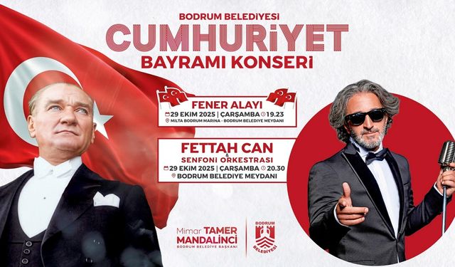 Bodrum’da Cumhuriyetin 102. yılı coşkuyla kutlanacak