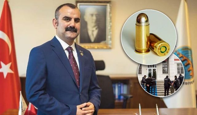 Belediye başkanına mermili tehdit! 2 kişi gözaltında