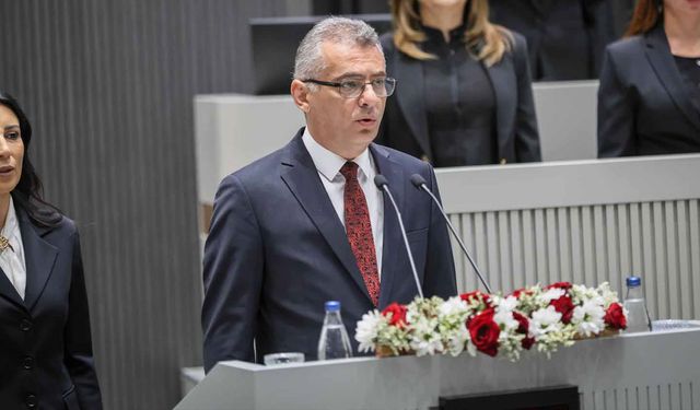 KKTC Cumhurbaşkanı Erhürman Meclis'te yemin etti