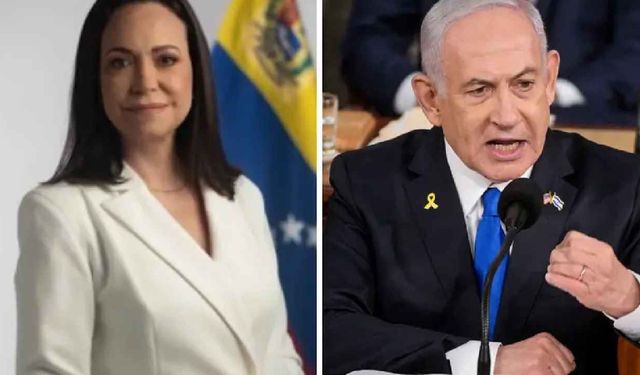 Nobel Barış Ödüllü Machado'dan Netanyahu'ya tebrik