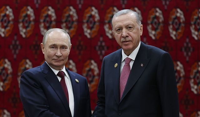 Cumhurbaşkanı Erdoğan, Putin'le buluştu