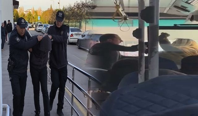 Kadın yolcuyla kavga eden otobüs şoförü gözaltına alındı