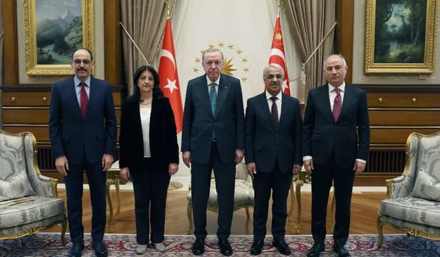 Erdoğan DEM Parti heyetini kabul etti