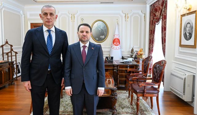TFF Başkanı Hacıosmanoğlu'ndan Adalet Bakanı Gürlek'e ziyaret