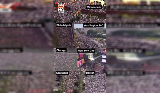 ABD'de Trump'a karşı "No Kings" eylemleri: Milyonlarca kişi sokağa çıktı