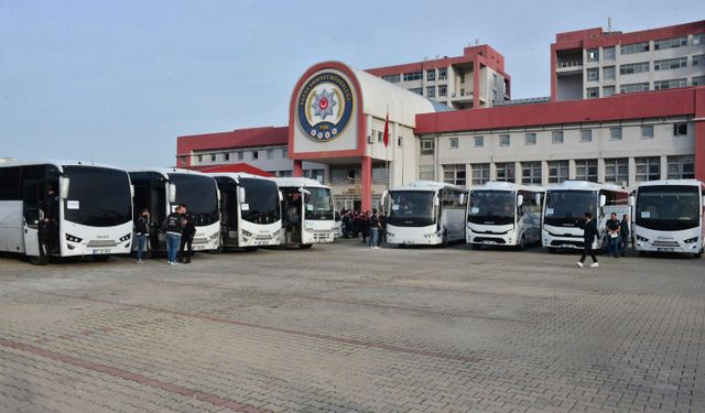 Adana merkezli 8 ilde 'Bayğaralar suç örgütüne operasyonda 287 şüpheli adliyede