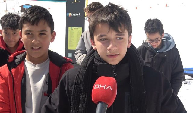 Uludağ'da kar var, tatilci yok