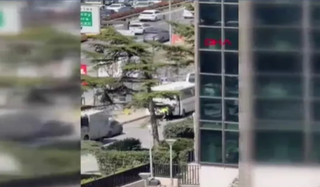 İsrail Başkonsolosluğu önünde silah sesleri