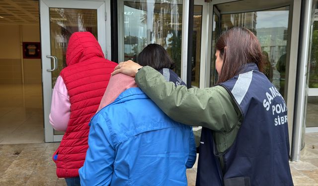Samsun merkezli 6 ilde dolandırıcılık operasyonunda 7 şüpheli adliyede