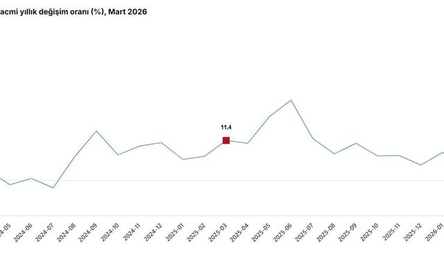TÜİK: Sanayi, inşaat, ticaret ve hizmet sektörlerinde toplam ciro martta arttı