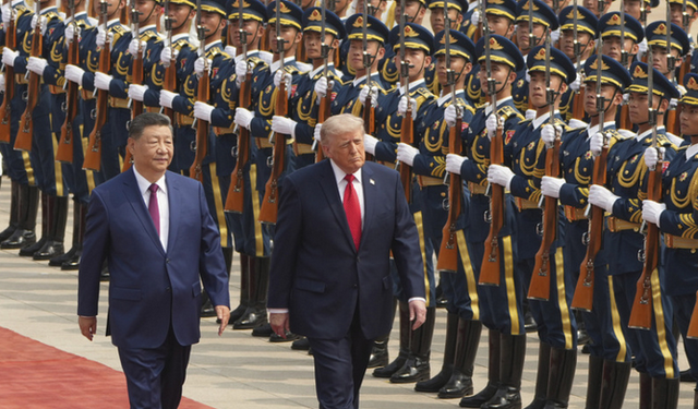 8,5 yıl sonra tarihi ziyaret: ABD Başkanı Trump ve Çin Devlet Başkanı Xi Pekin'de bir araya geldi