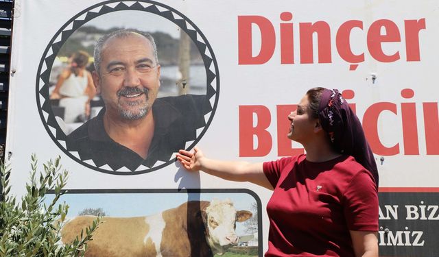 Eşinin emanet ettiği çiftliği çocuklarıyla yaşatıyor