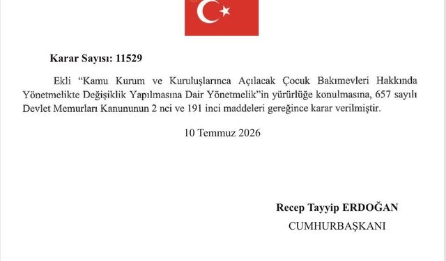 Kamu kurumlarında çocuk bakımevleri yaygınlaştırılacak
