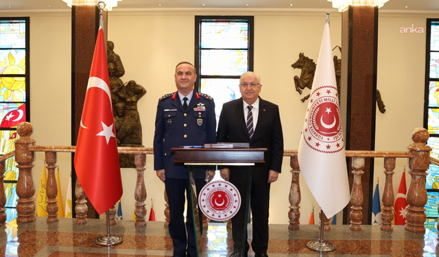 Bakan Güler, Hava Kuvvetleri Komutanı Orgeneral Dalkıran'ı kabul etti