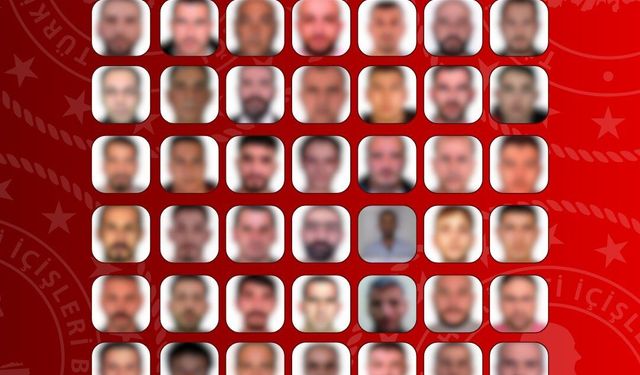 16'sı kırmızı bültenle aranan 60 firari suçlu yurda getirildi