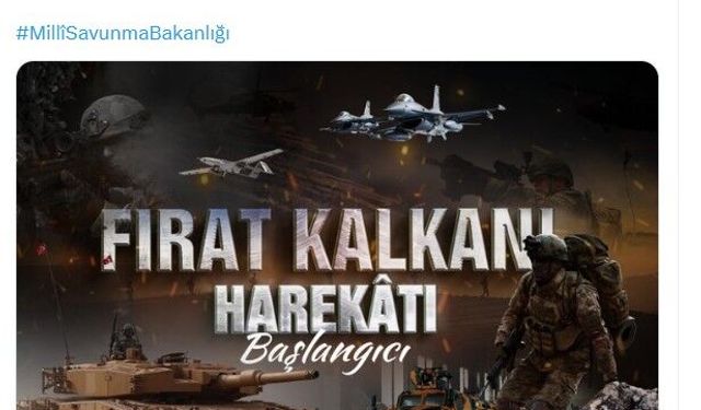 MSB'den Fırat Kalkanı Harekatı'nın 10'uncu yıl dönümü mesajı