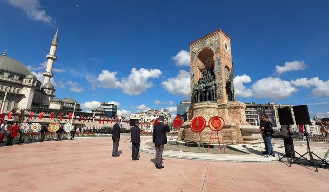 19 Eylül Gaziler Günü'nde Taksim'de tören düzenlendi