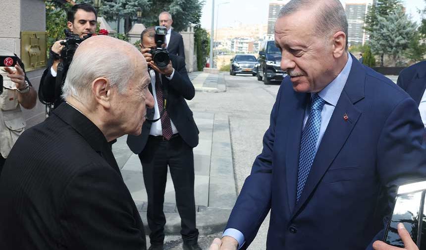 Erdoğan'dan Bahçeli'ye ziyaret