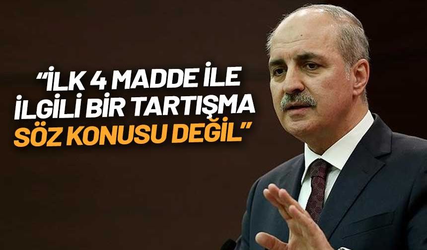 Numan Kurtulmuş klasik AKP taktiğini uyguladı! Tartıştırıp 'çarpıtıldı' dedi