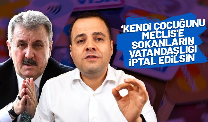 Özgür Demirtaş'tan 'kredi kartları iptal edilsin' diyen Destici'ye sert tepki