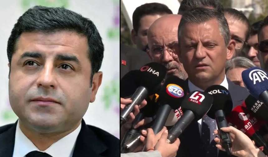 Selahattin Demirtaş, Özgür Özel'in ziyareti sırasında sosyal medyadan çağrı yaptı