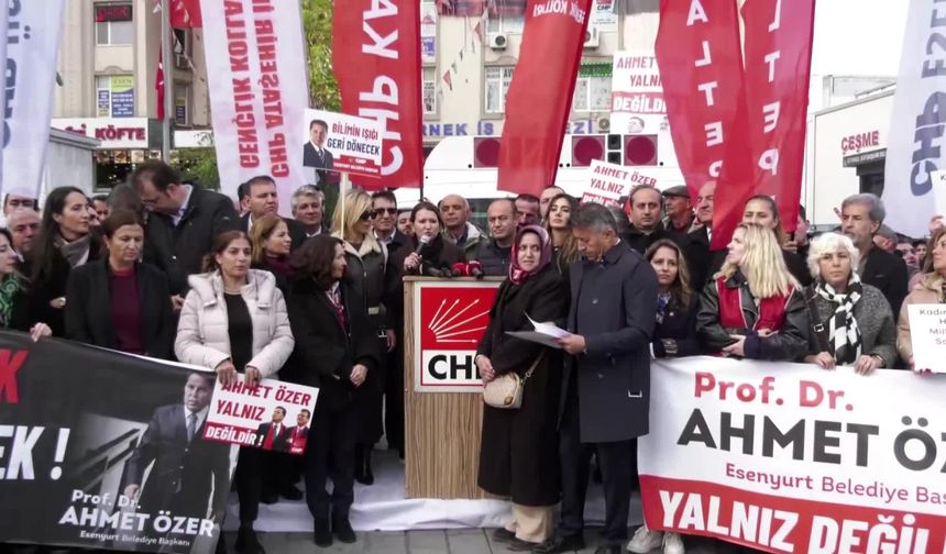 CHP’lilerin Esenyurt nöbeti devam ediyor! "Türkiye'ye mesaj verilmeye çalışılıyor"