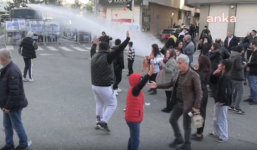 Batman’da kayyım protestosuna TOMA’lı müdahale! Çok sayıda gözaltı