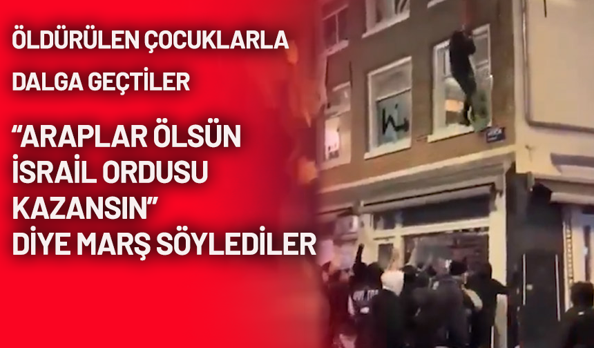 İsrailliler Gazze'de öldürülen çocuklarla dalga geçti Amsterdam sokakları karıştı!