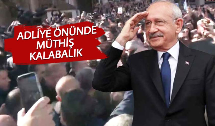 Kılıçdaroğlu savunmasını yaptı, adliyeden kalabalığı selamlayarak ayrıldı