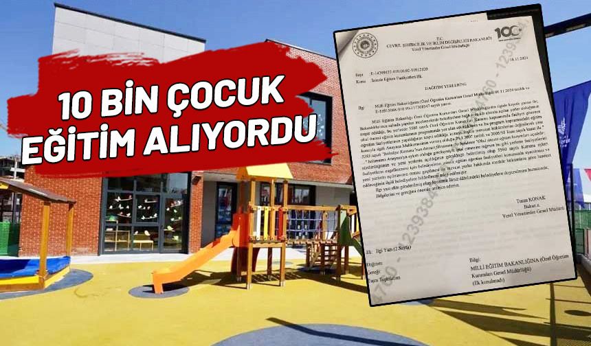 AKP çalışan anne babalara da düşman! İşte CHP'li belediyelere kreşleri kapatın talimatının belgesi