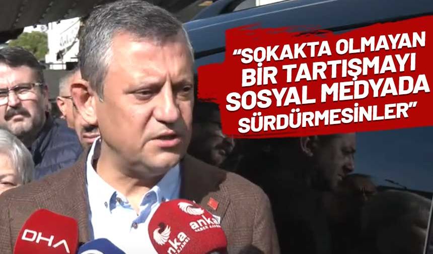 Özgür Özel parti içi tartışmalara 'nokta koydu'