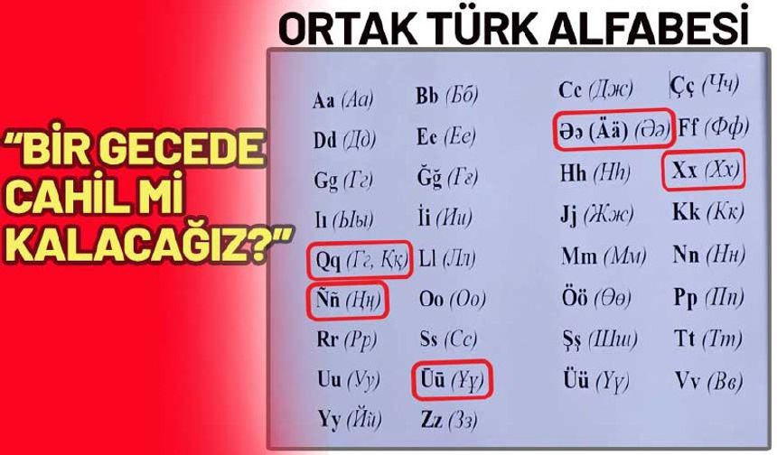 Erdoğan Türkiye'nin en önemli sorununa el attı! 34 harfli Türk alfabesine hazırız