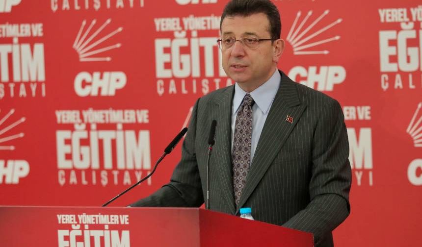 Eğitim sorunundan bahseden İmamoğlu: CHP’liler olarak, kendimizi sorgulamalıyız